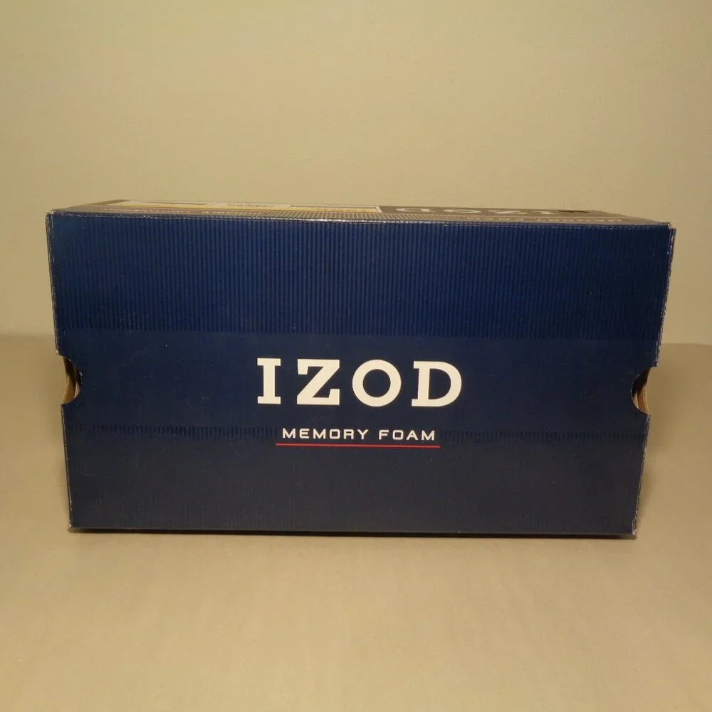 Izod Size 10 M / RANGLEY / Gray / Canvas / Casual Deck Sneakers New Men's Shoes